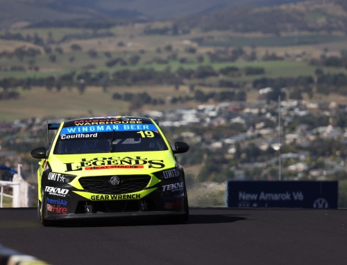 Craig Lowndes Drives the Wingman Beer Commodore